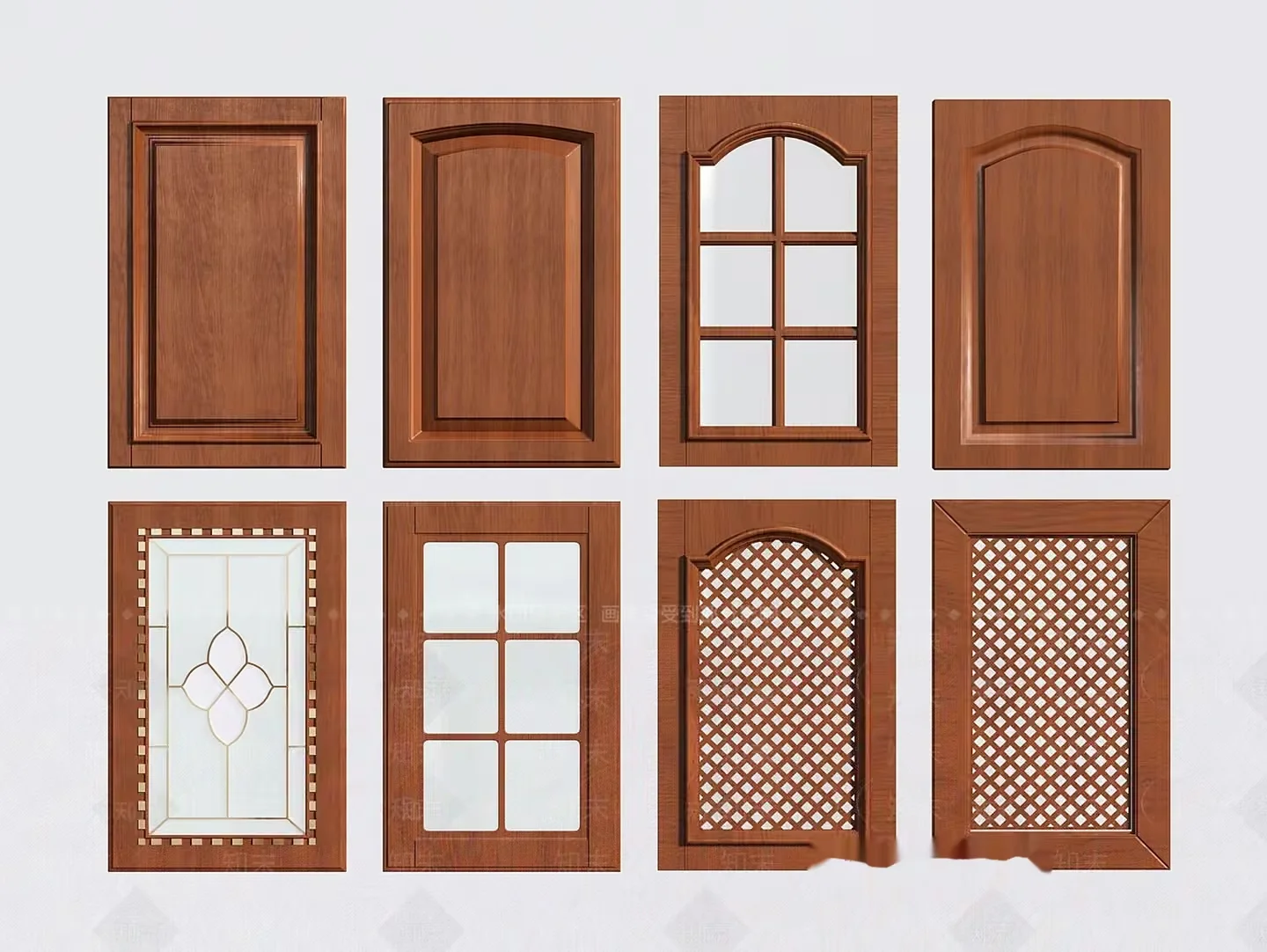 Wooden Cabinet Doors 3D Model – 19829 – VRAY Render