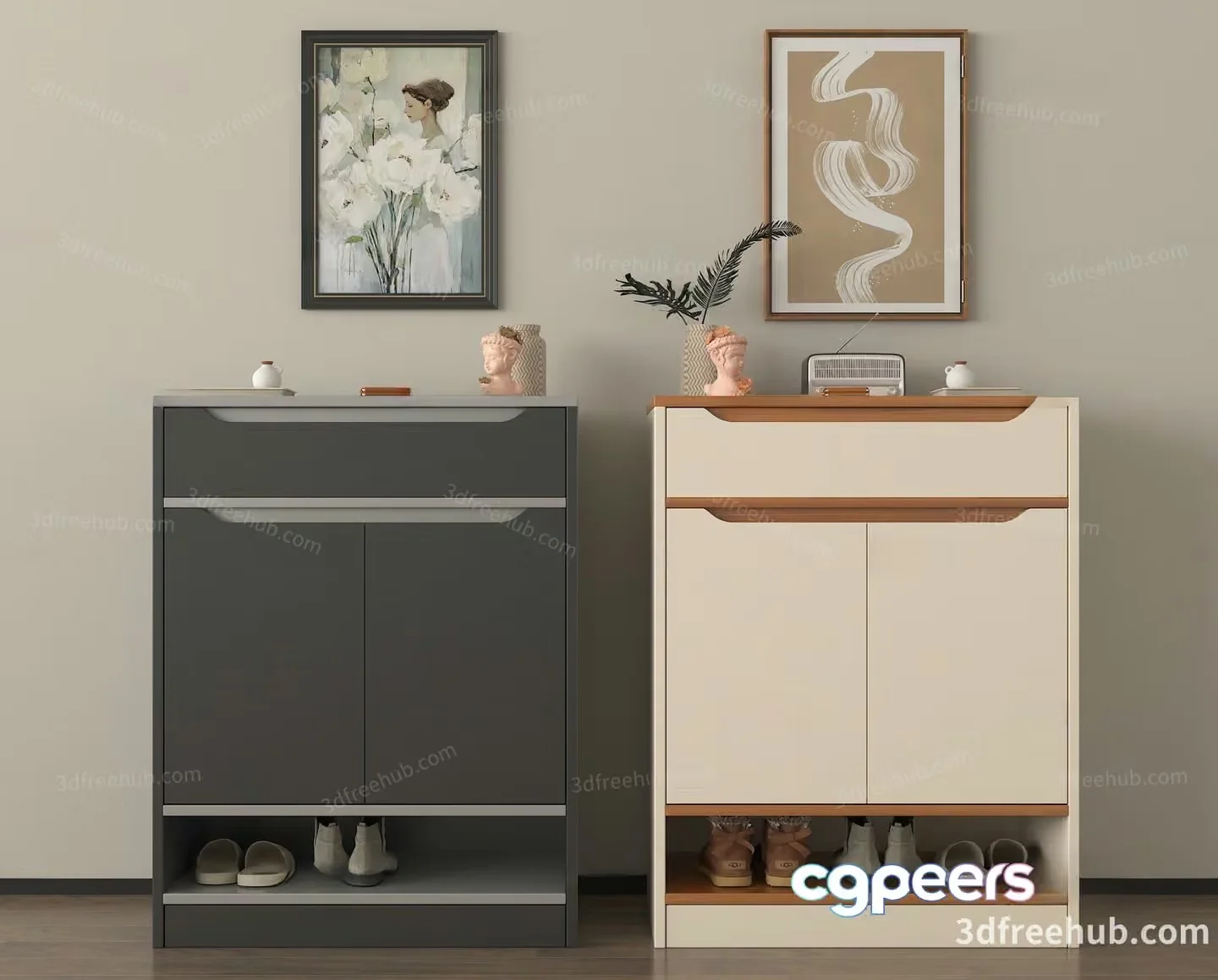Modern Living Room 3D Model – 18568 – VRAY Render