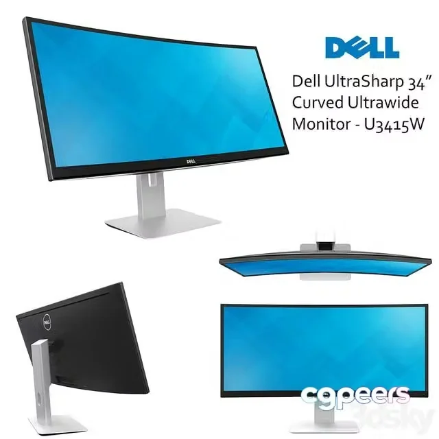 3ds Max Free – Dell UltraSharp 34 Curved Ultrawide Monitor – U3415W