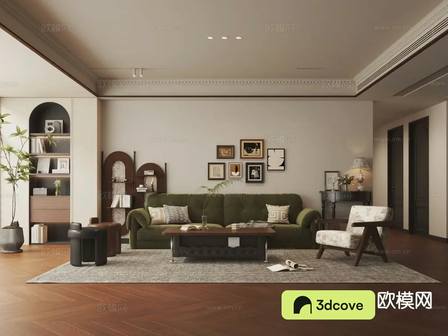 Medieval style living room