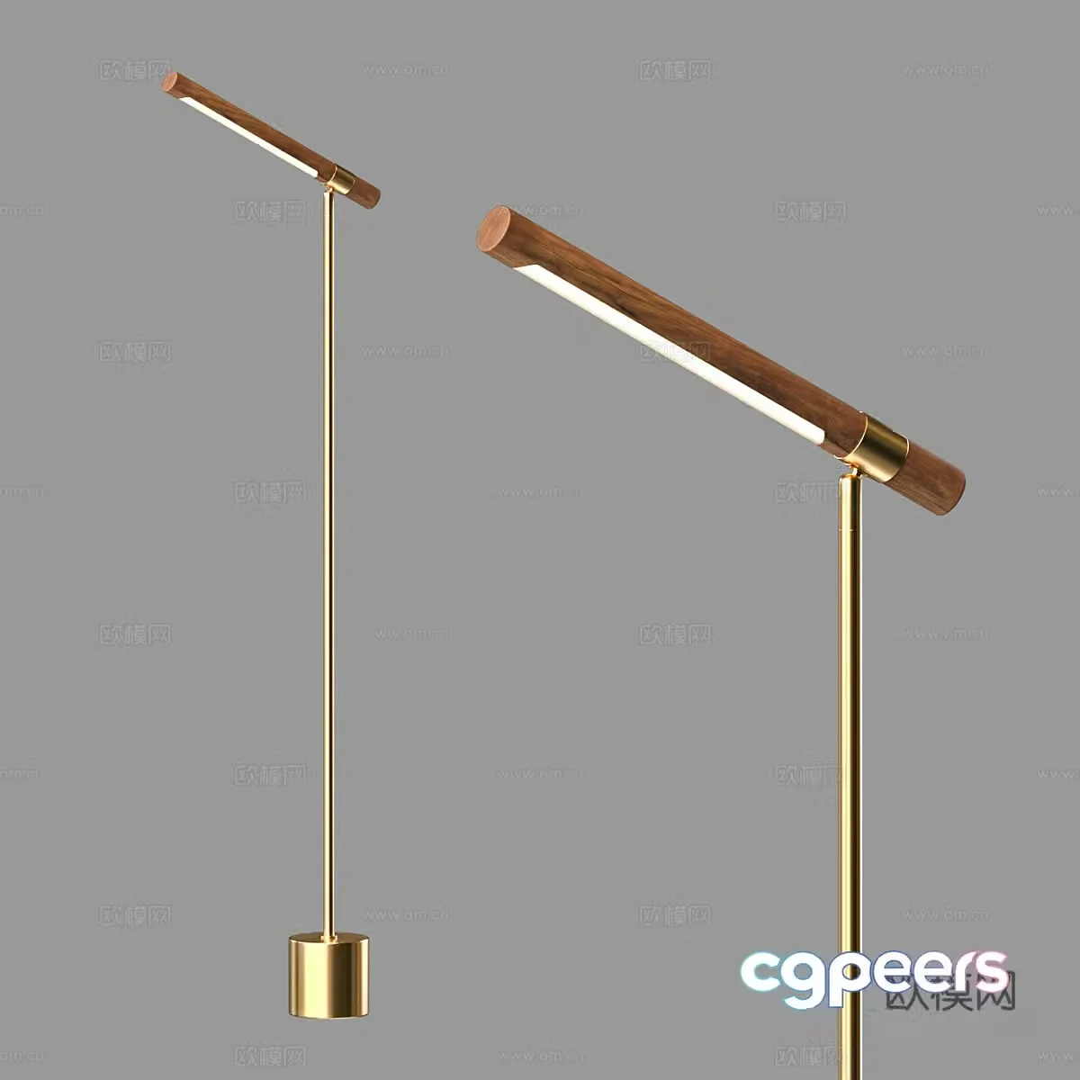 Nordic simple light luxury floor lamp Floor lamp Simple floor lamp Lamp 3D model