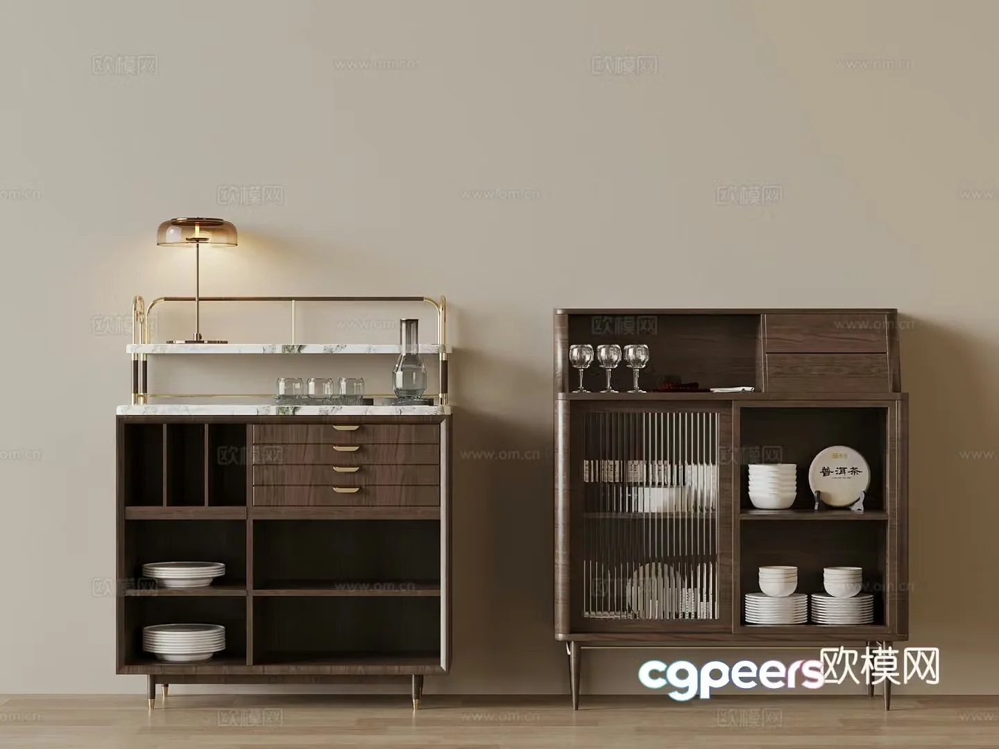 Other cabinets dining cabinets side cabinets 3D model
