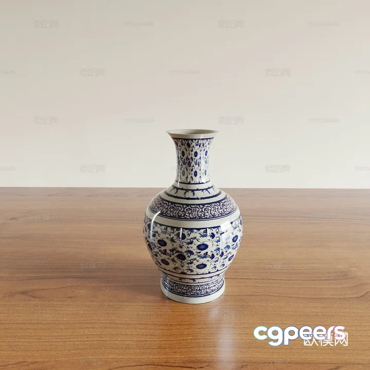 Vase Ceramic vase Ceramic ware Ceramic bottle jar 3d model