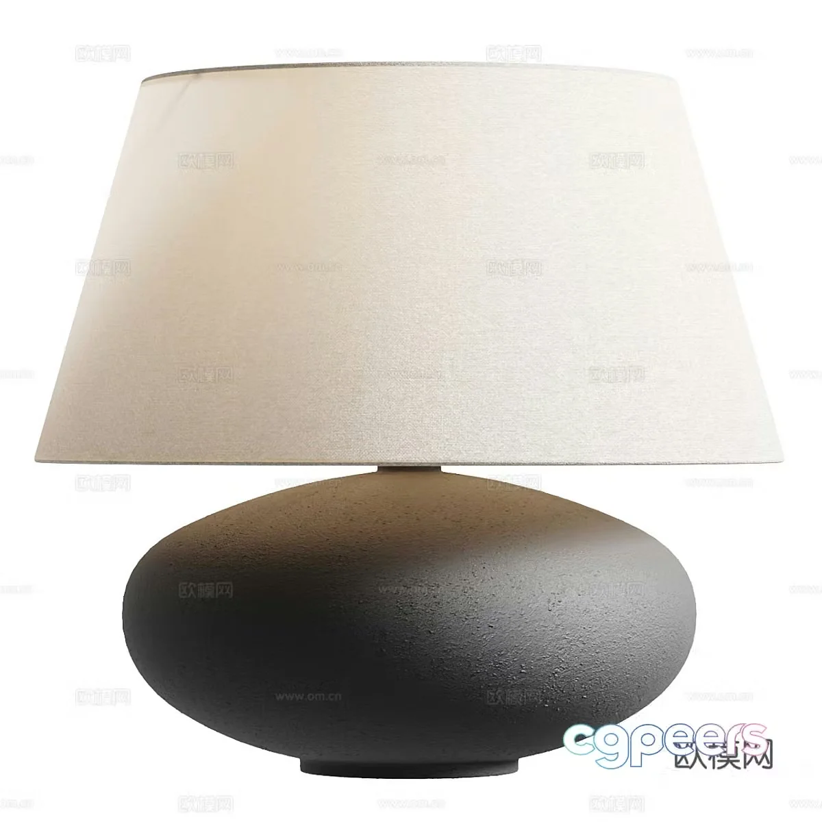New Chinese style Wasabi Nessi desk lamp 3D model