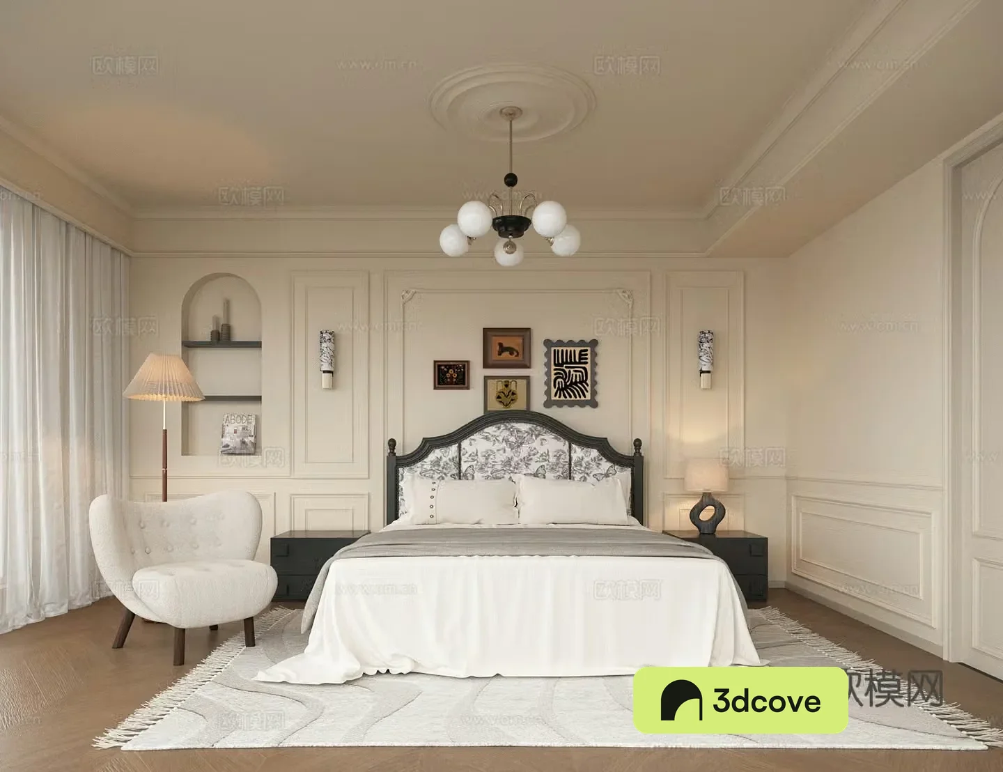 French home bedroom master bedroom