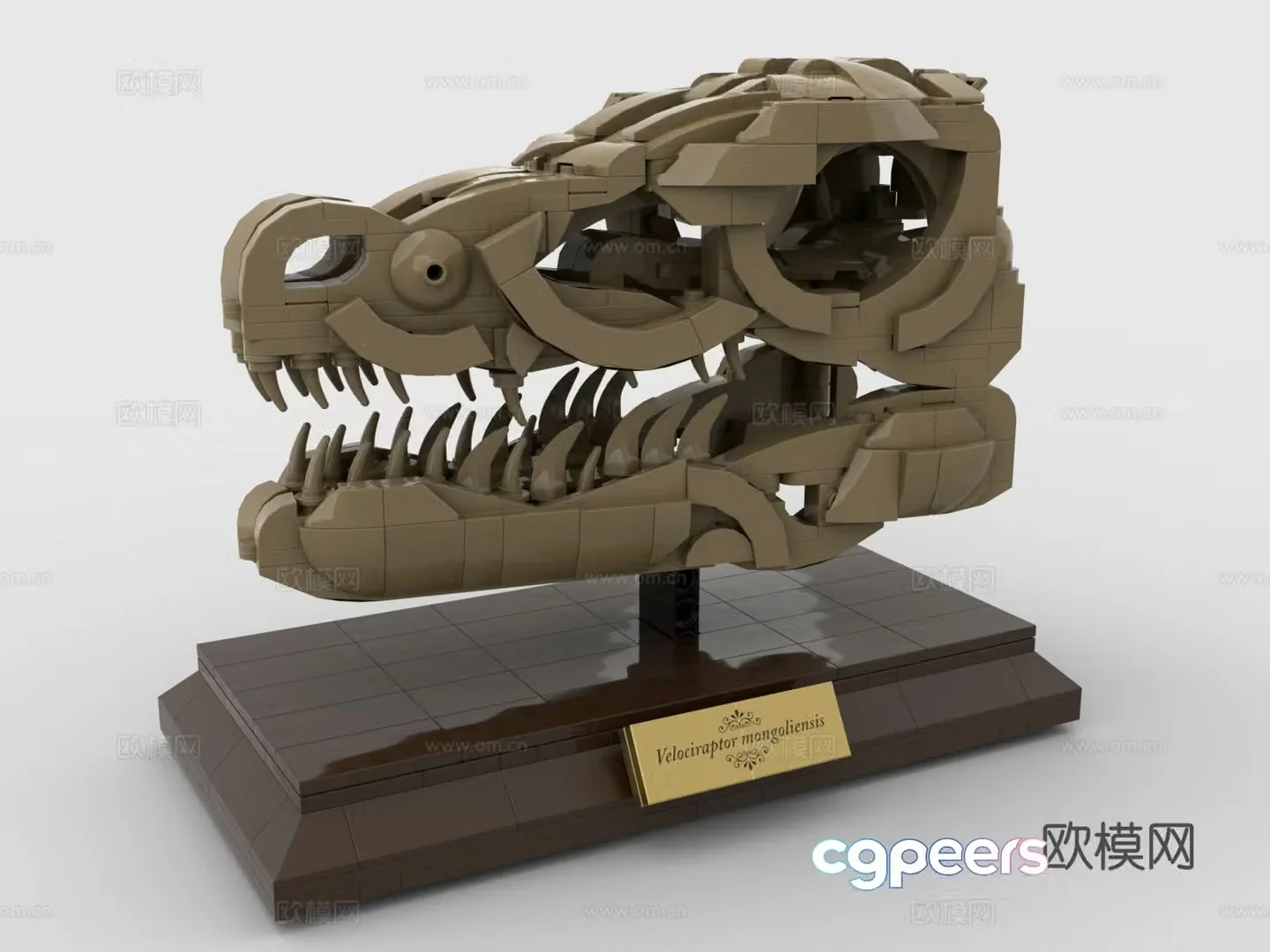 Lego LEGO Toys Building Blocks Dinosaur Fossils Museum Dinosaur Skeleton 3D Model