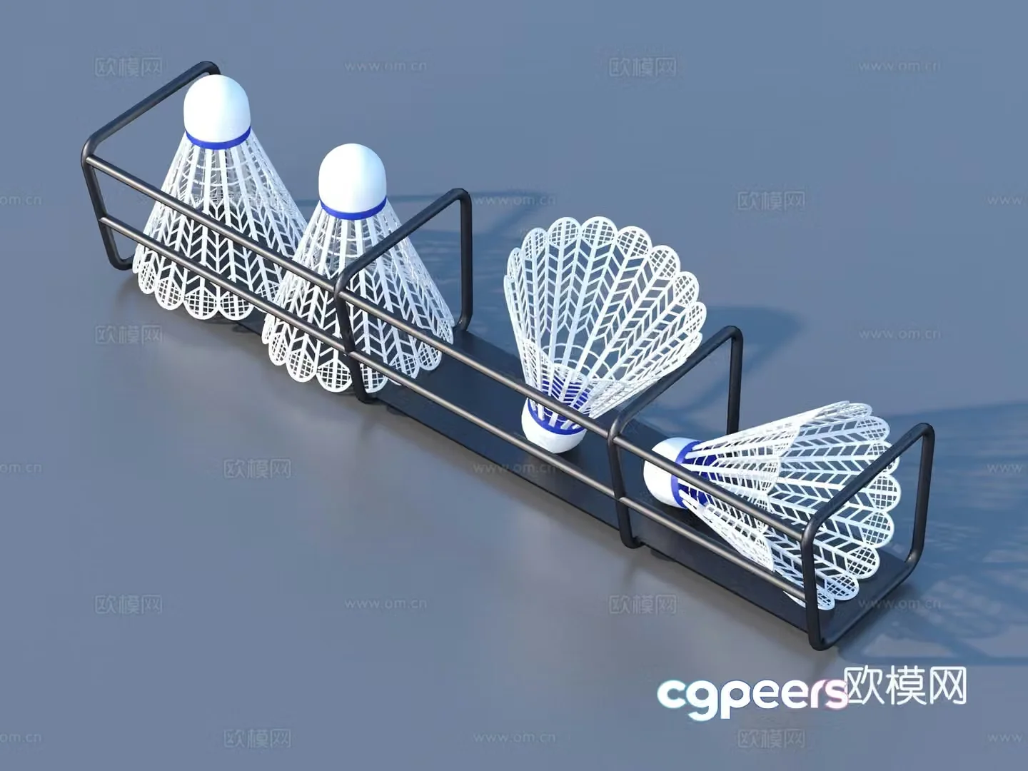Badminton Ball Sports Fitness 3D Model