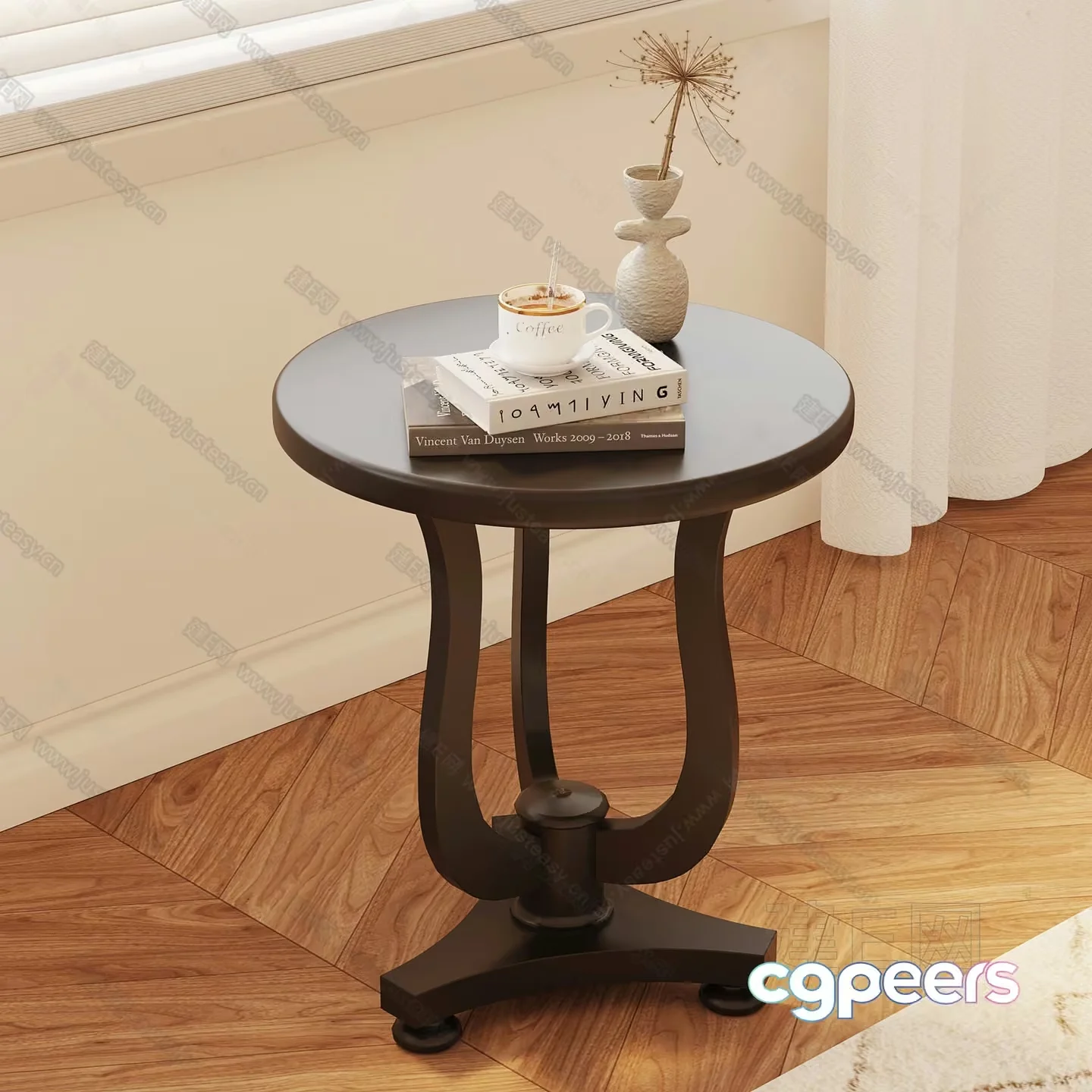 A Small Table 3D Model – 870 – VRAY Render