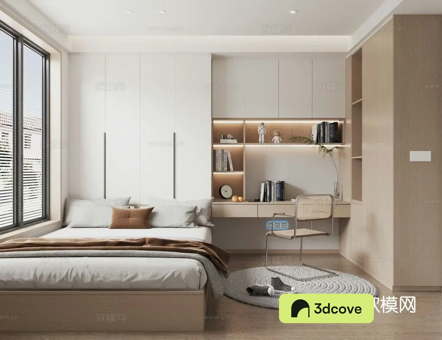 Modern tatami bedroom