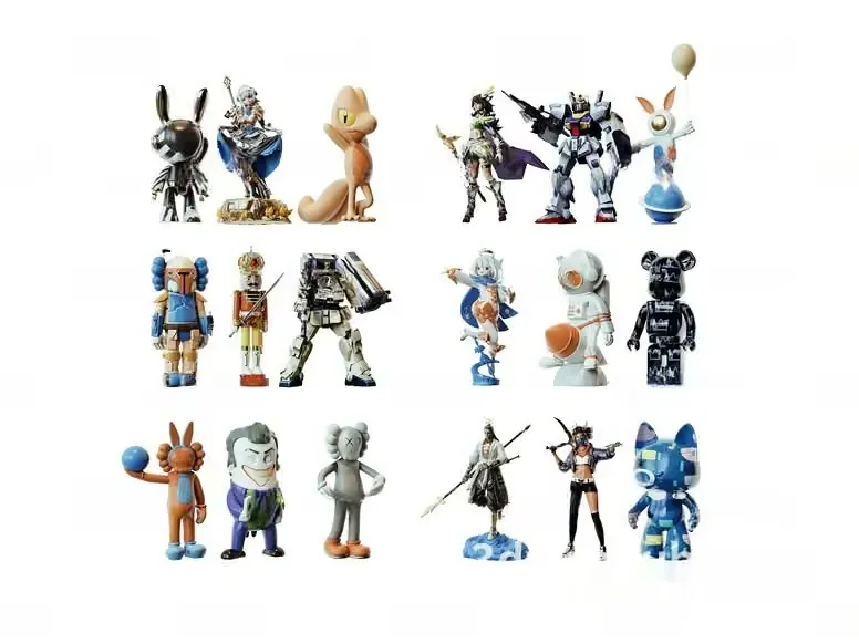Collection Of Figurines 3D Model – 20601 – VRAY Render