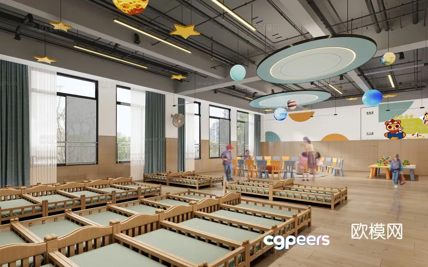 Kindergarten lounge 3d model