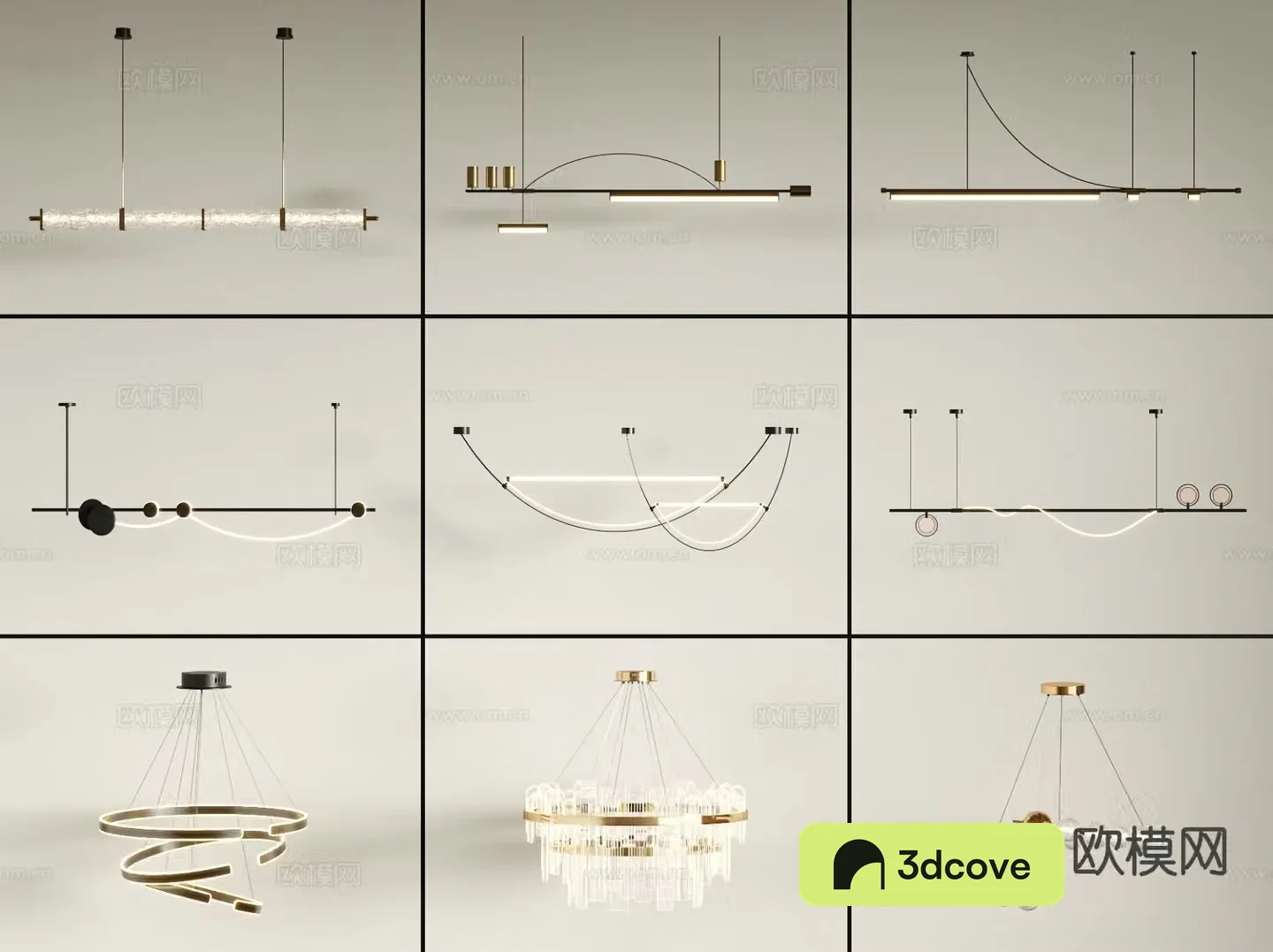 Modern creative chandelier