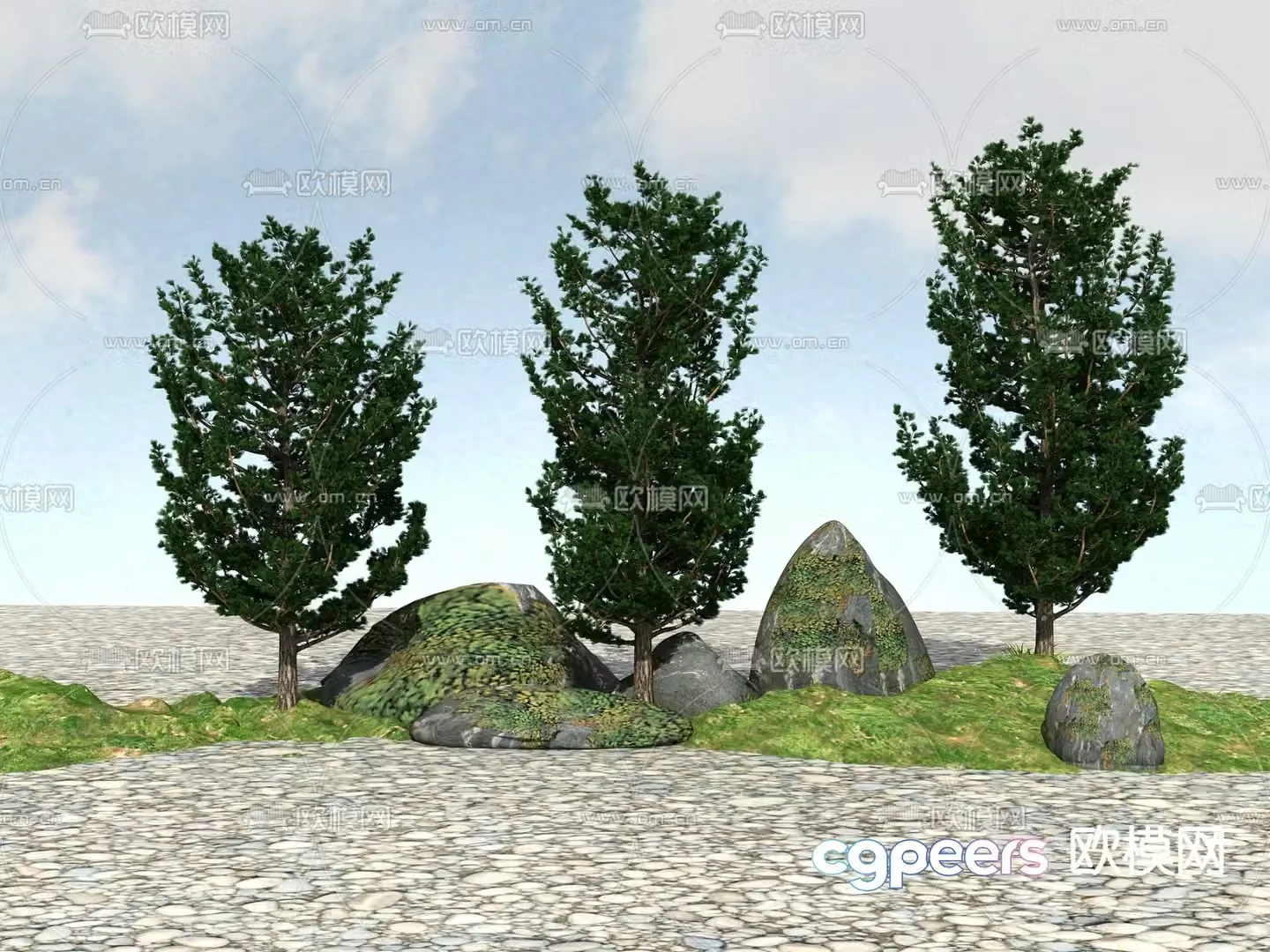 Tree Landscape Trees Big Tree 3D Model