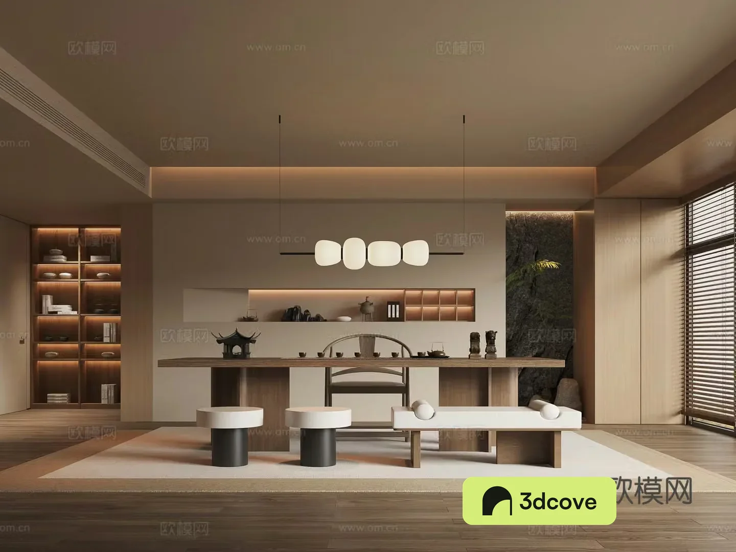 New Chinese tea room