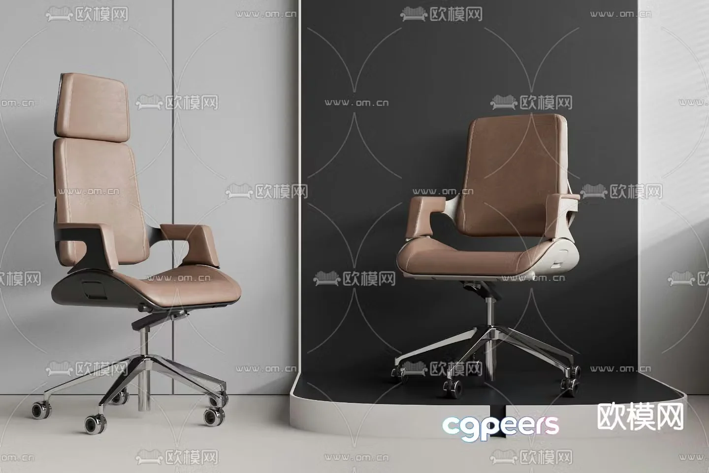 Office chair conference chair staff chair 3d model
