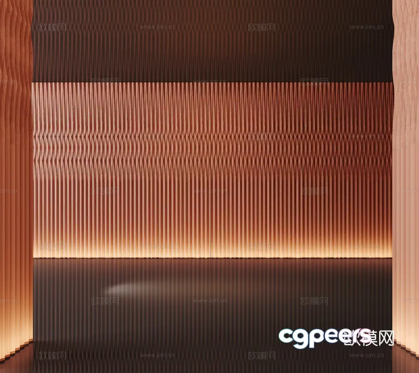 Grid background wall 3d model