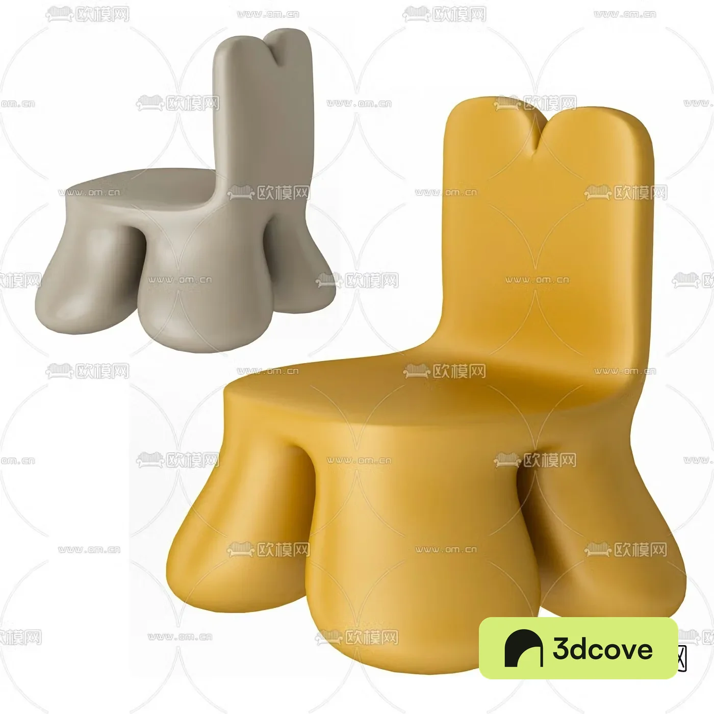 Modern cartoon children’s chair