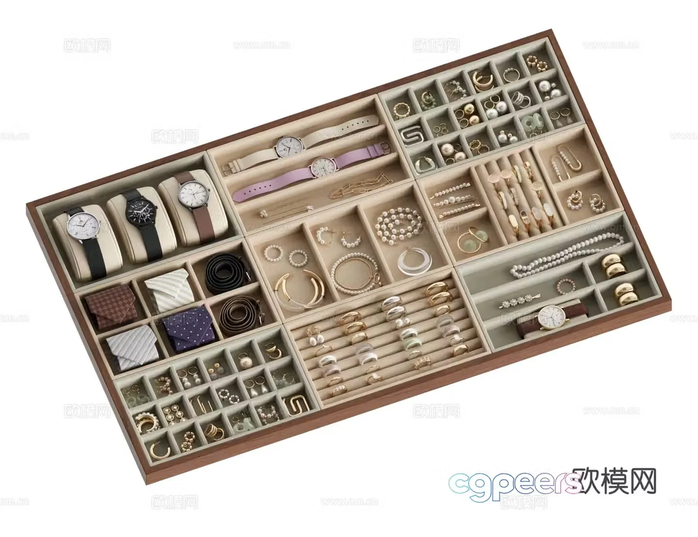 jewelry ring jewelry jewelry box 3d model