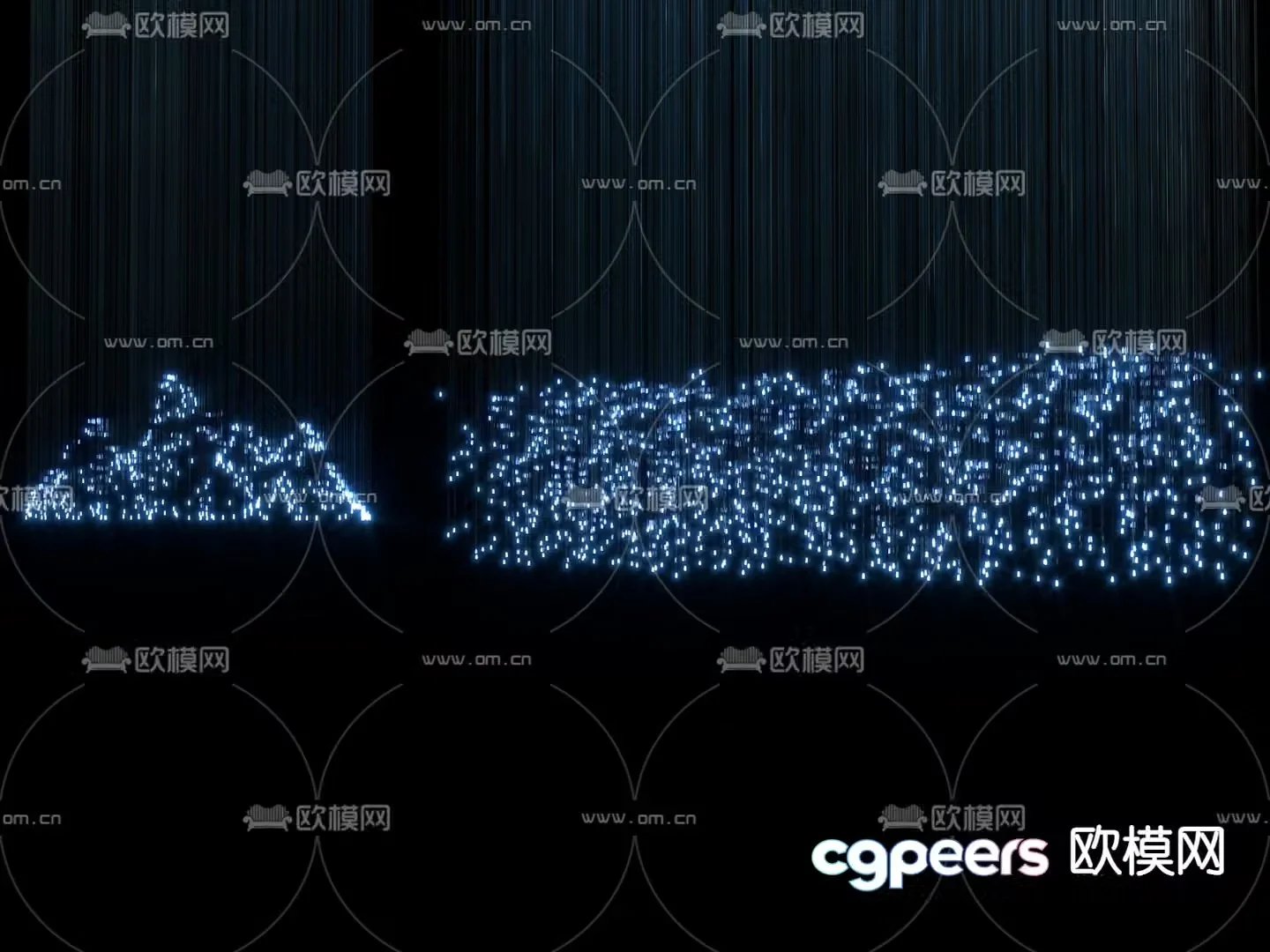 Crystal chandelier fiber optic light decorative light 3d model