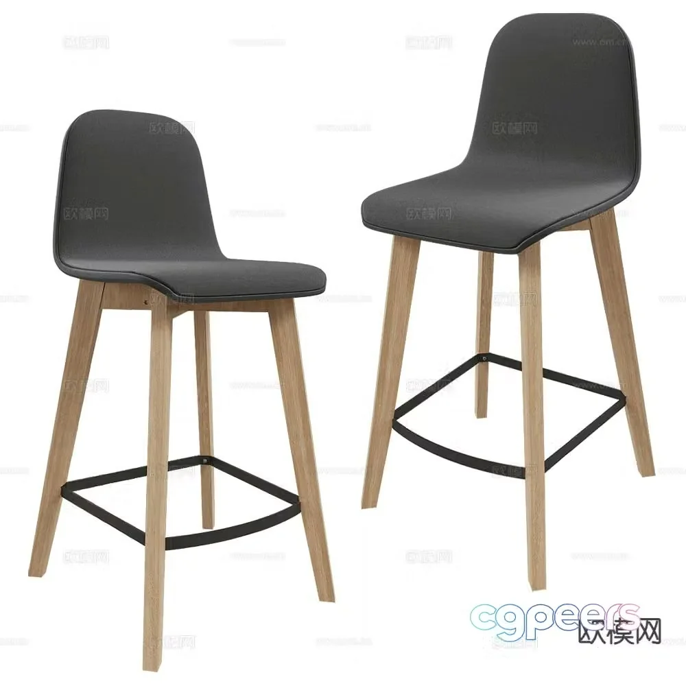 CANCIO bar chair high chair 3d model