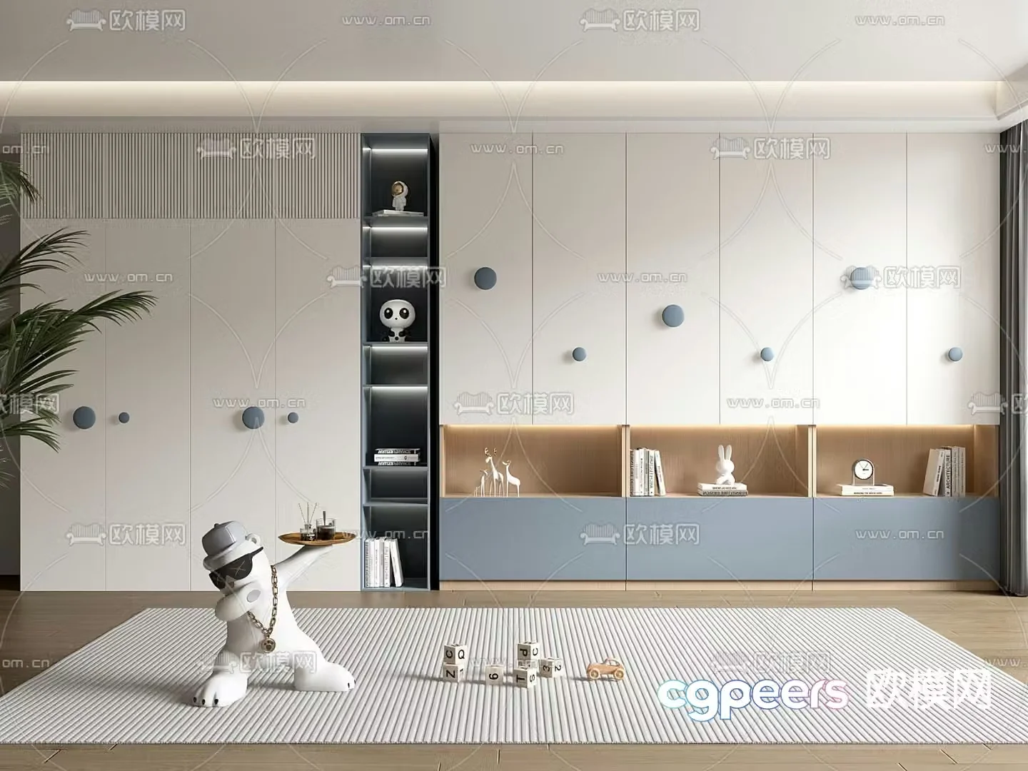Children’s wardrobe 3d model