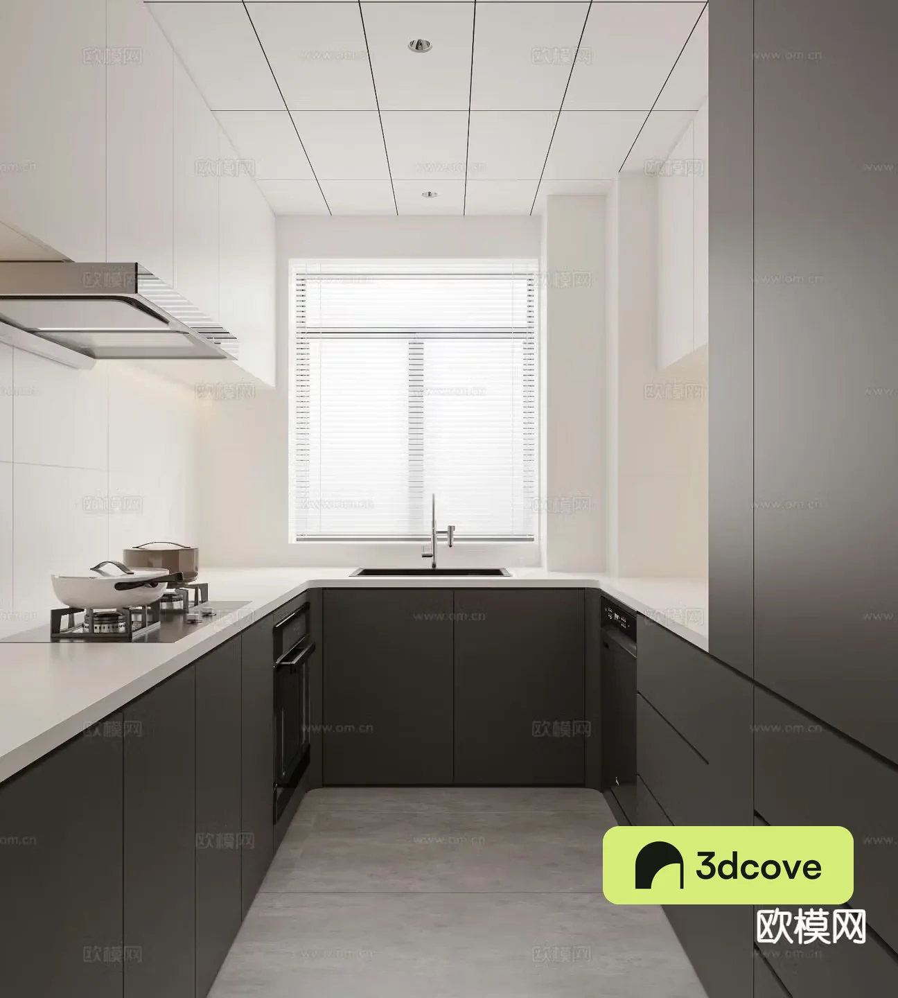modern kitchen cabinet
