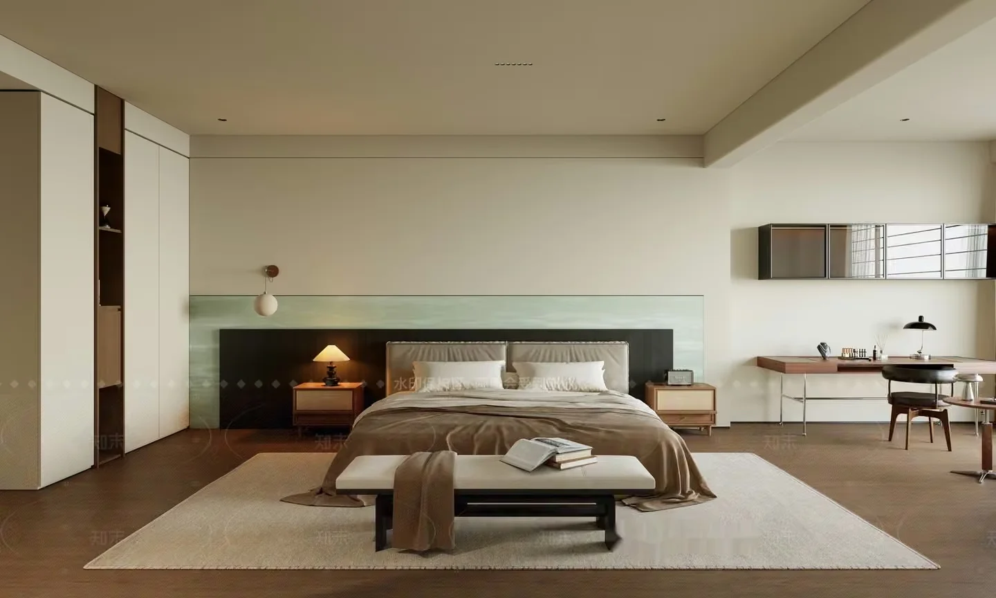 Modern Bedroom 3D Model – 8754 – CORONA Render