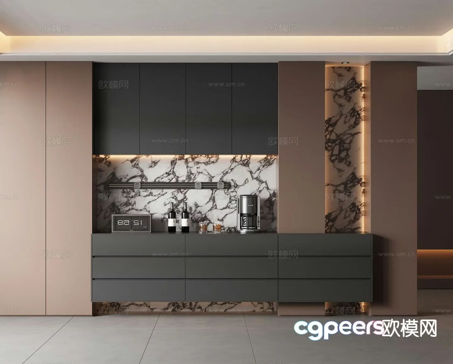 Italian sideboard 3d model
