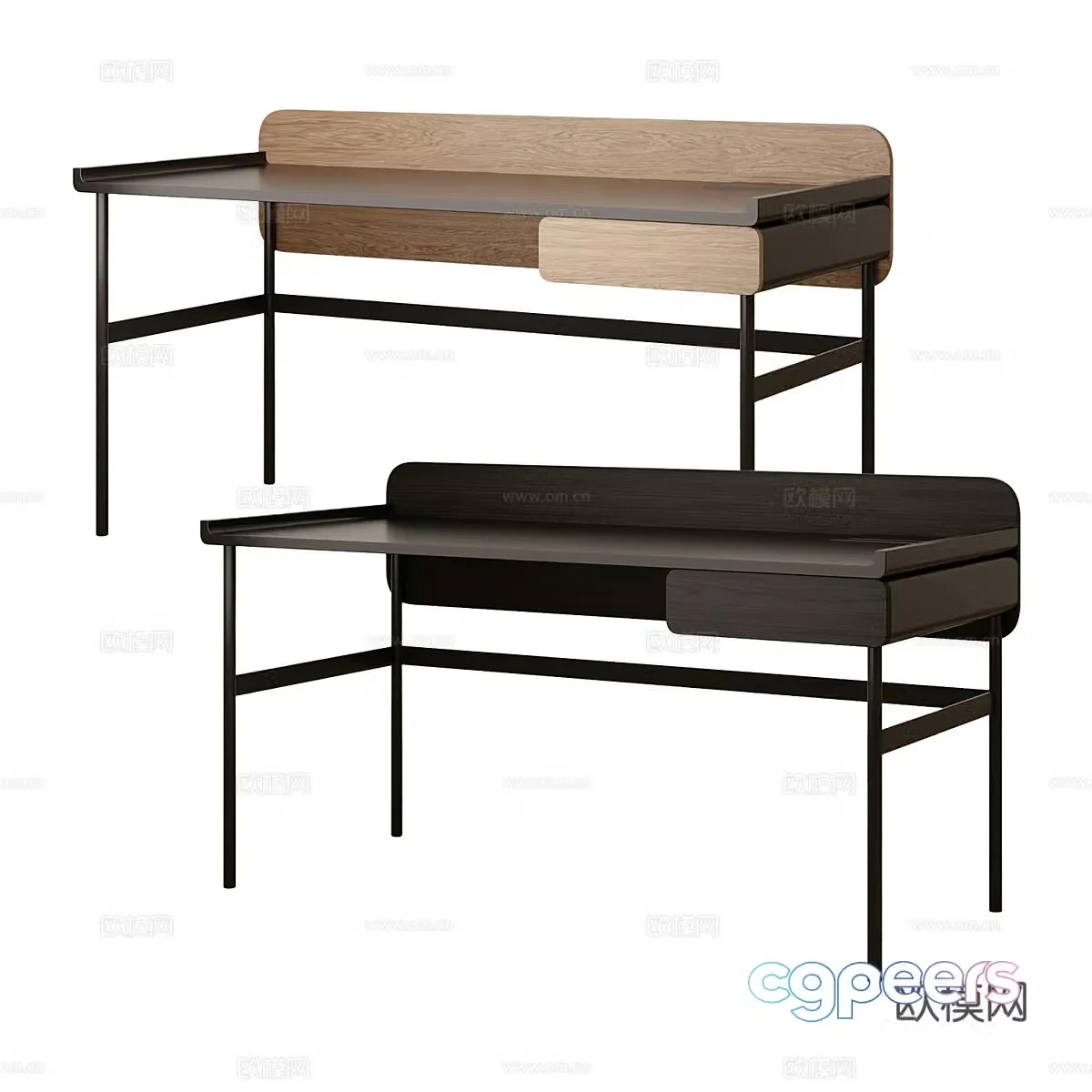 Modern desk 3d model