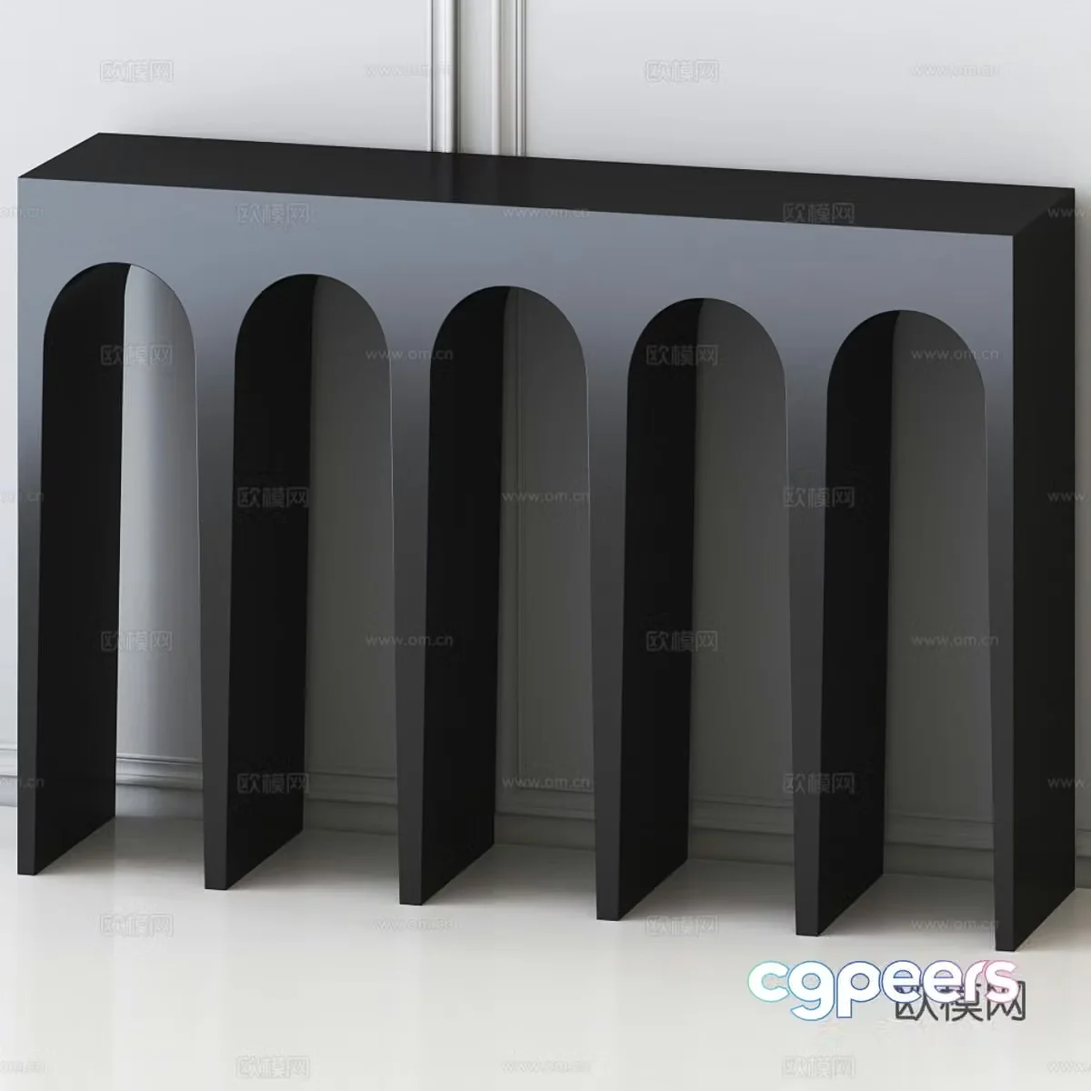 Modern minimalist entrance table 3D model