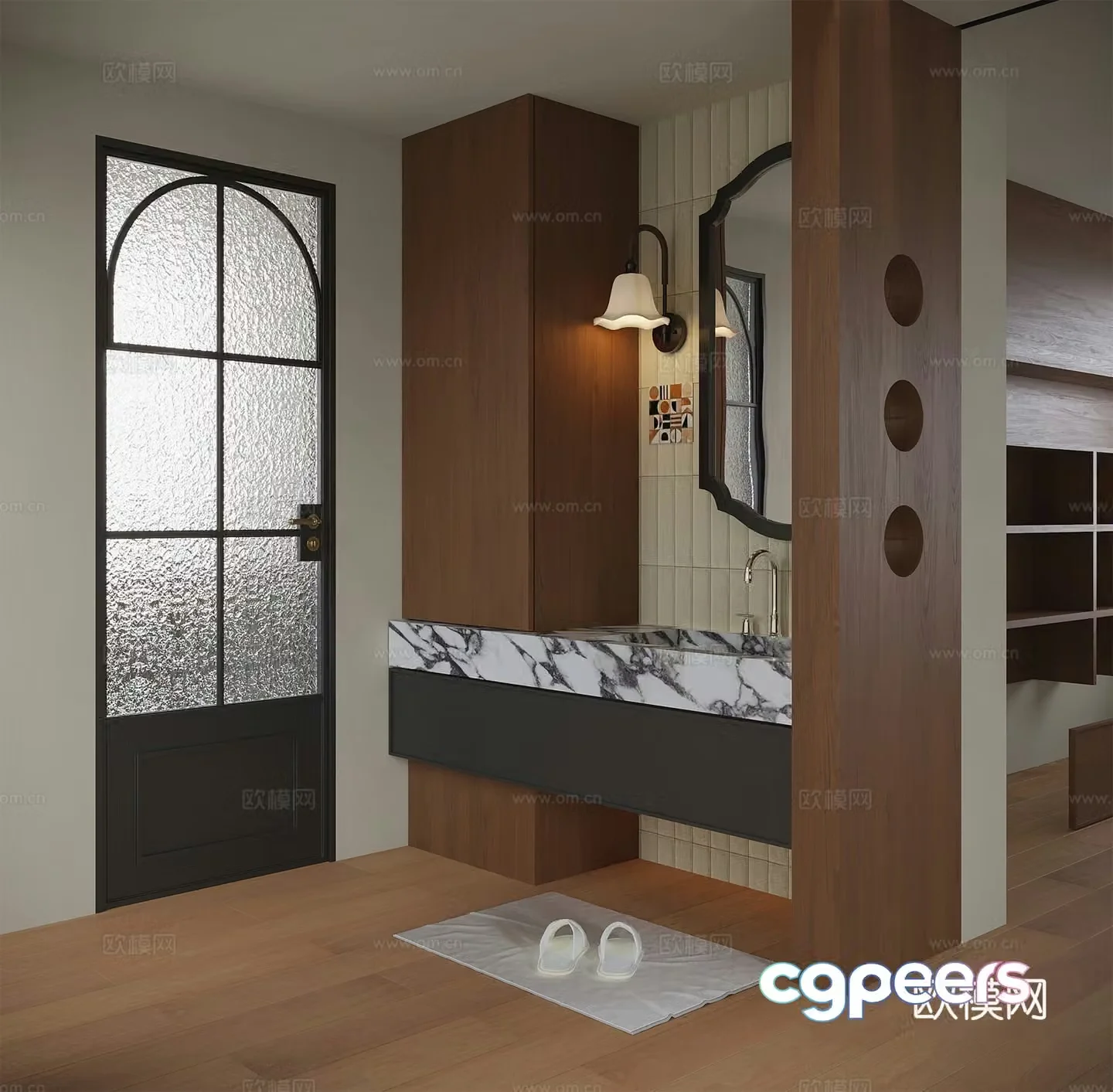 Modern bathroom sink bathroom 3d model
