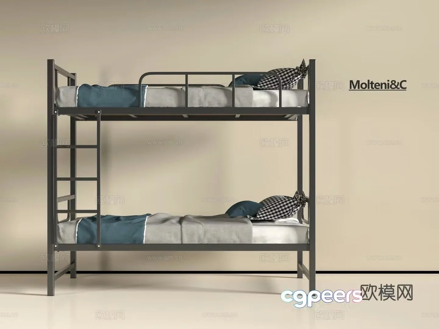 Modern wrought iron 3D model