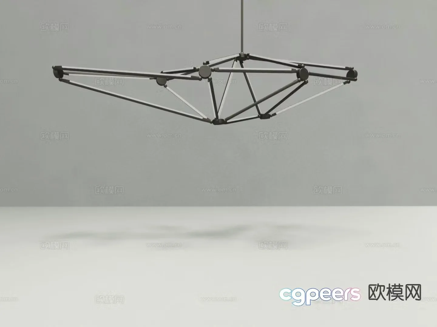 Creative chandelier 3d model