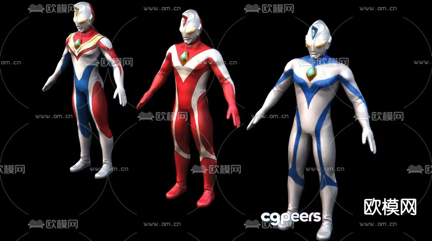 ultraman toy 3d model