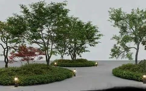 A Serene Outdoor Landscape 3D Model – 9154 – VRAY Render