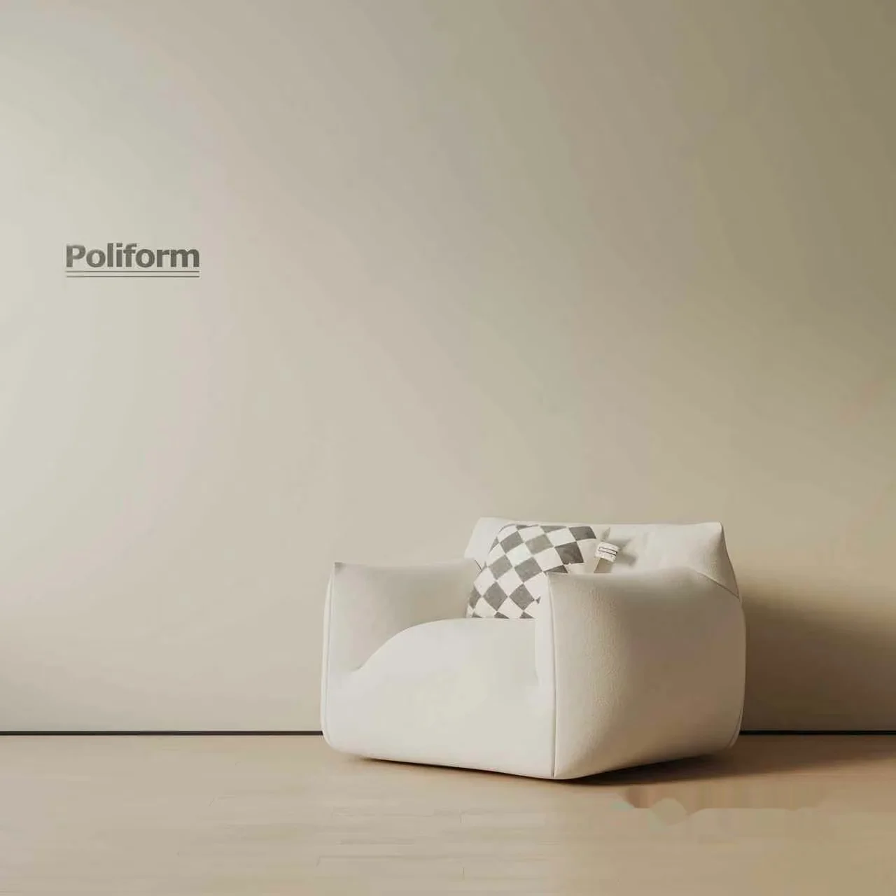 White Chair 3D Model – 3521 – VRAY Render