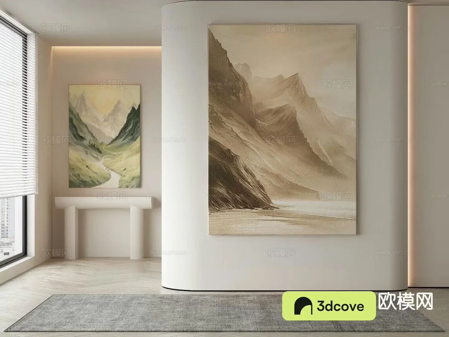 Modern decorative painting landscape painting