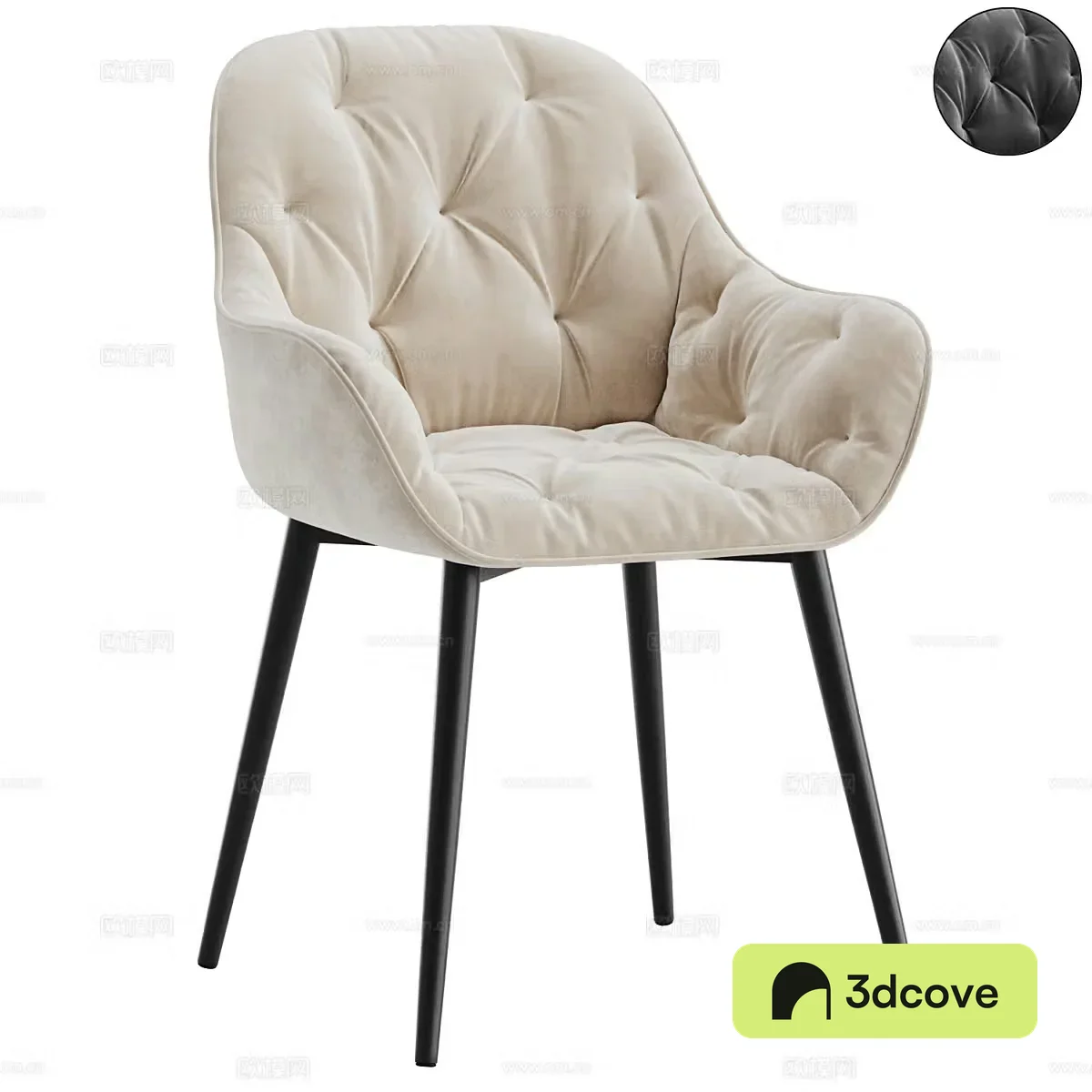Fabric leisure chair Fabric single chair Fabric backrest chair Fabric book chair Creative single chair Creative white