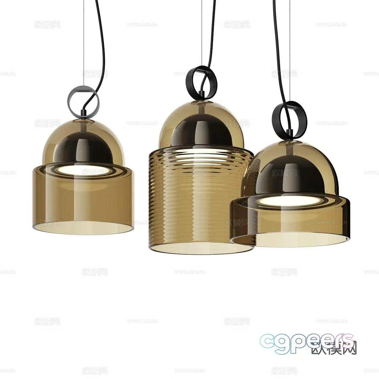 Brokis modern chandeliers simple chandeliers glass chandeliers acrylic chandeliers 3d model