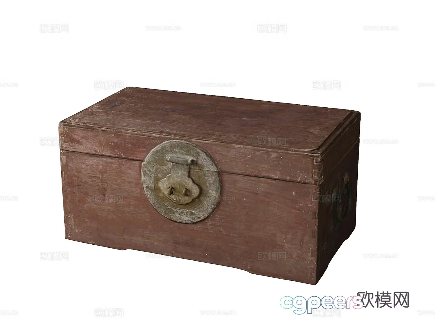 Retro wind box 3d model