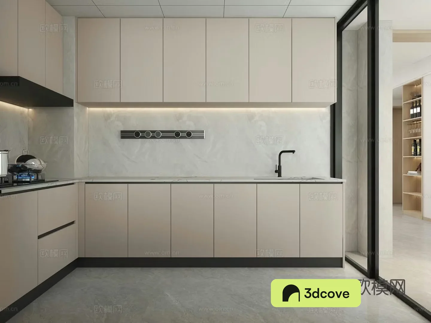 Modern kitchen cabinet
