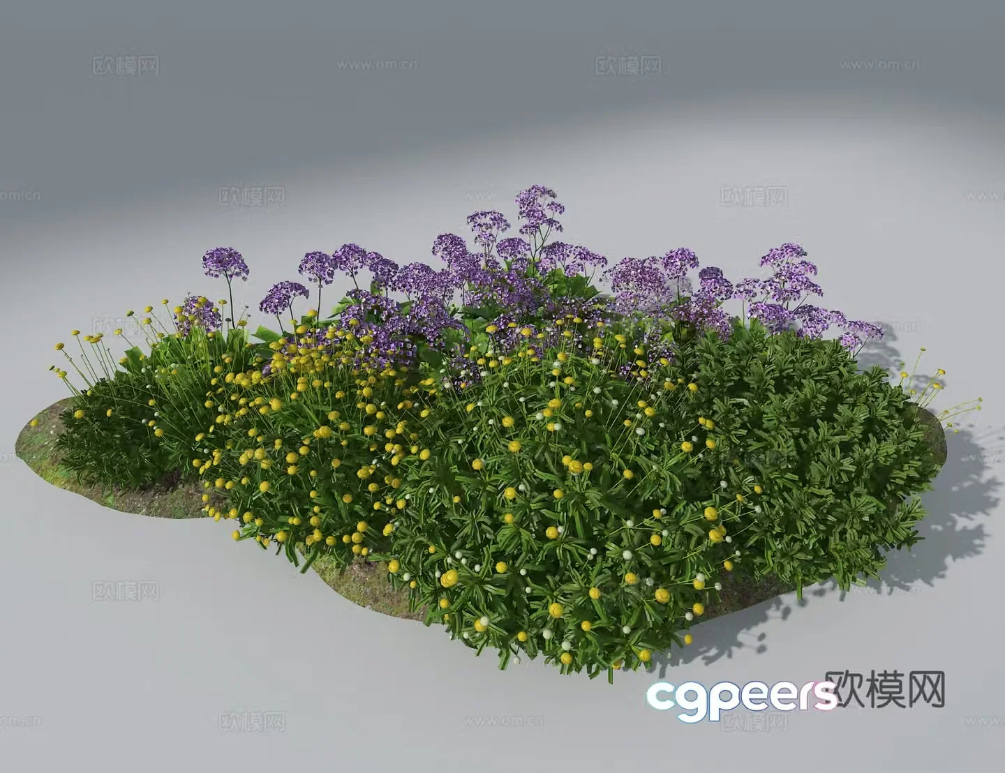 Flower combination 3d model