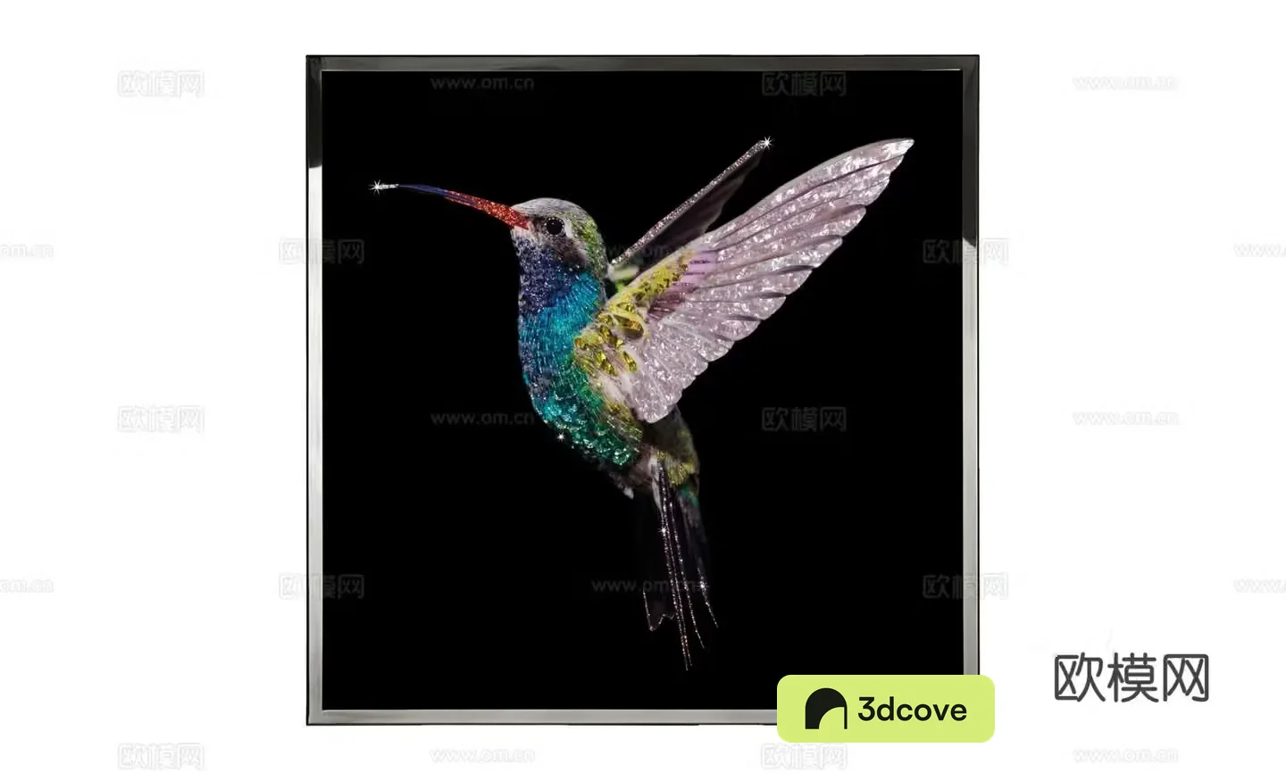 Visionnaire bird hanging painting
