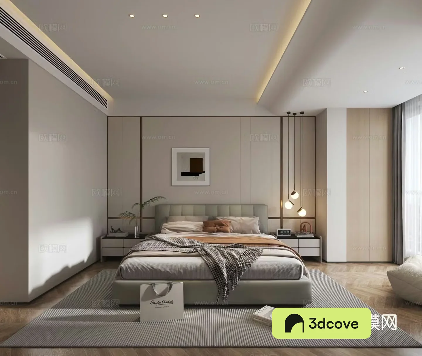 Modern bedroom second bedroom