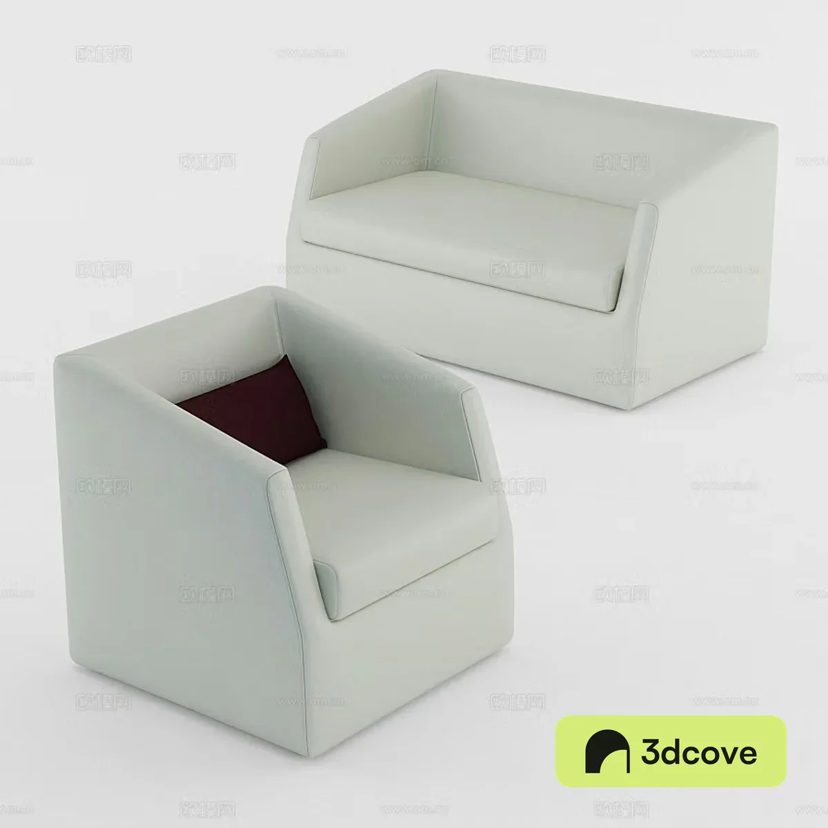Modern single sofa
