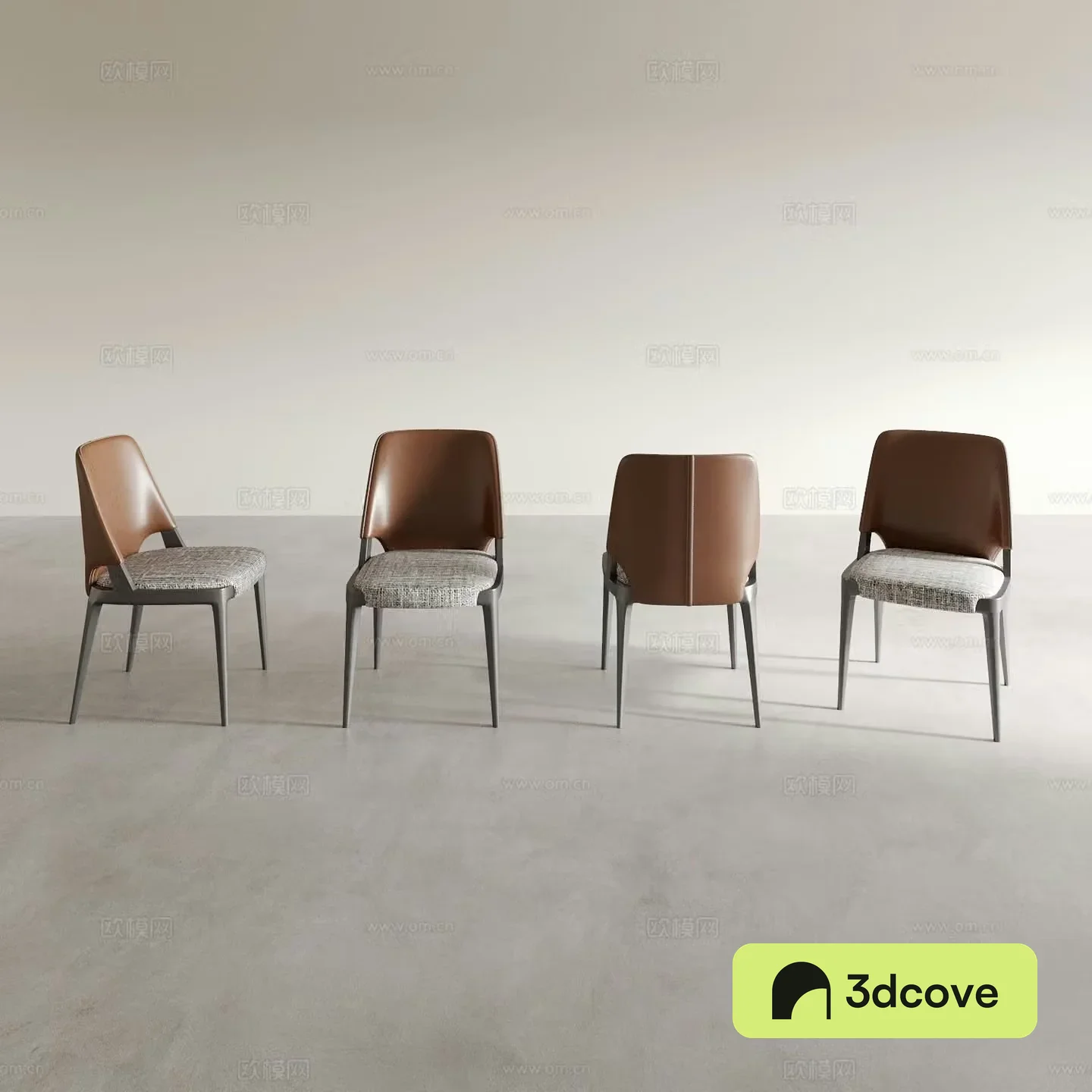 Italian dining chair tea chair leisure chair