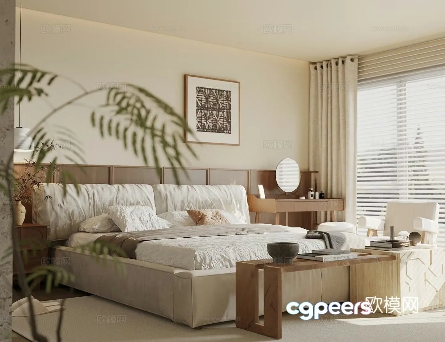 Wasabi bedroom master bedroom 3D model