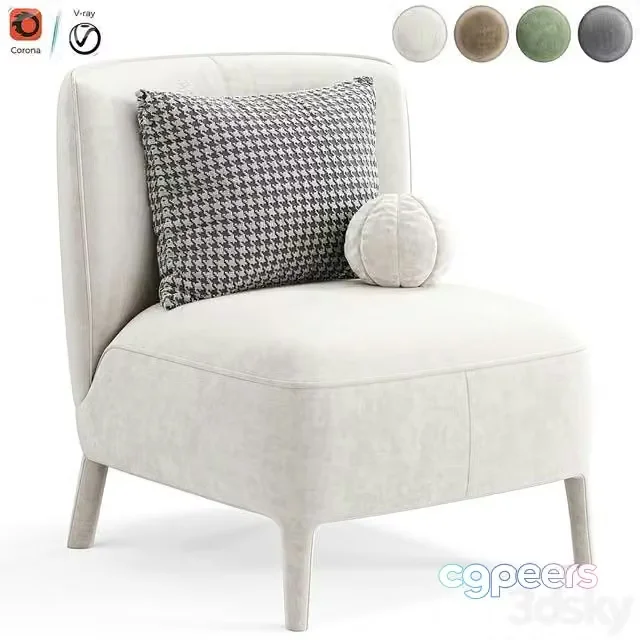 3ds Max Free – Febo armchair
