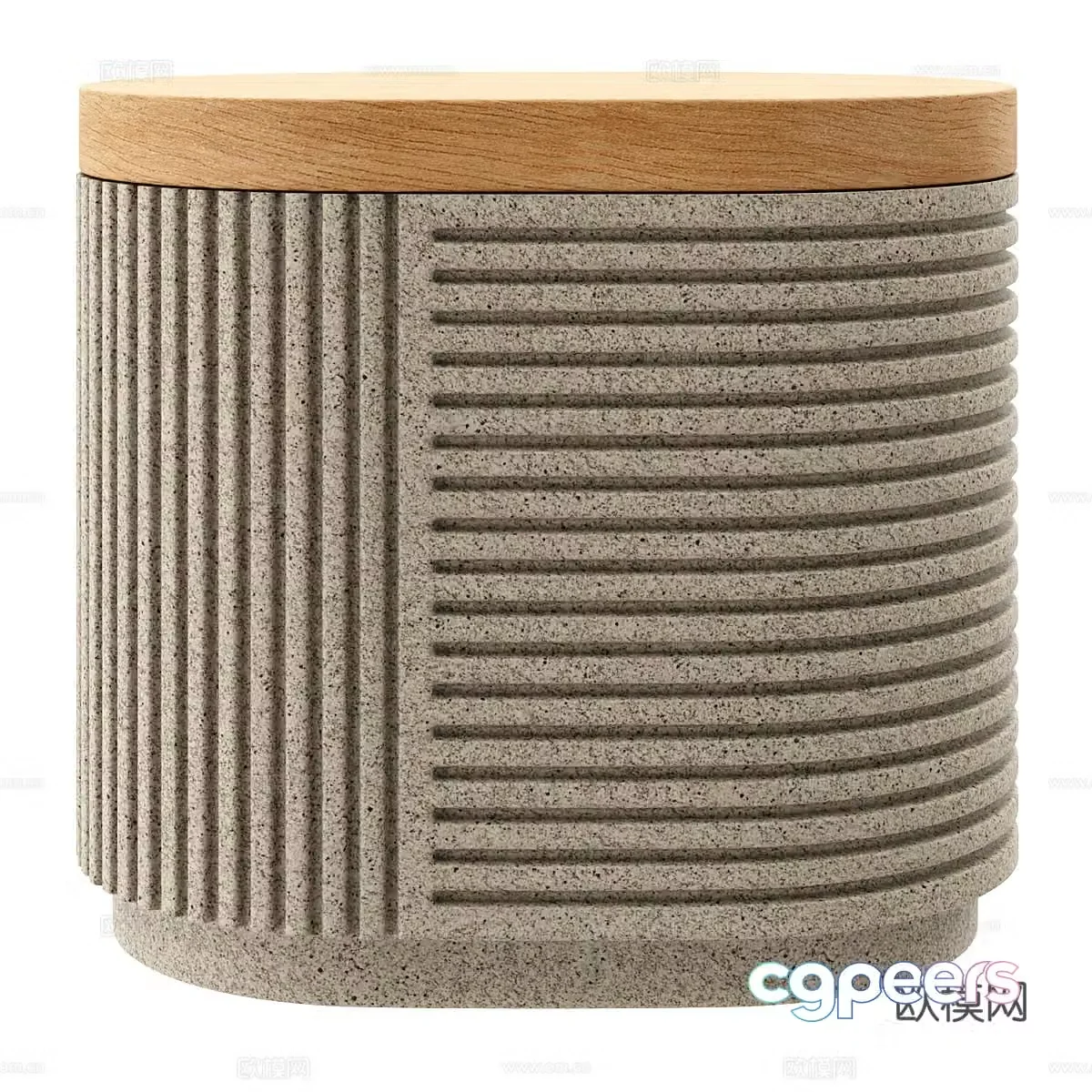 Nordic simple stool stool simple stool living room stool sofa stool 3d model