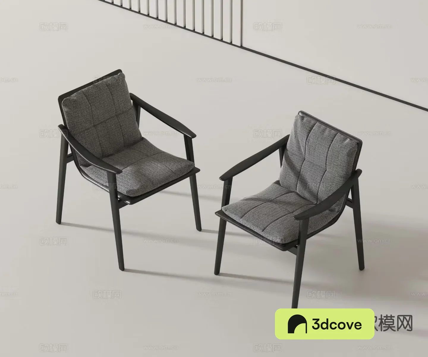 Modern single chair armchair
